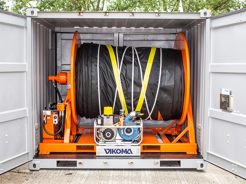 Reels for Oil Containment Booms Vikoma